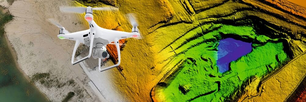 The use of drones in surveying has developed...