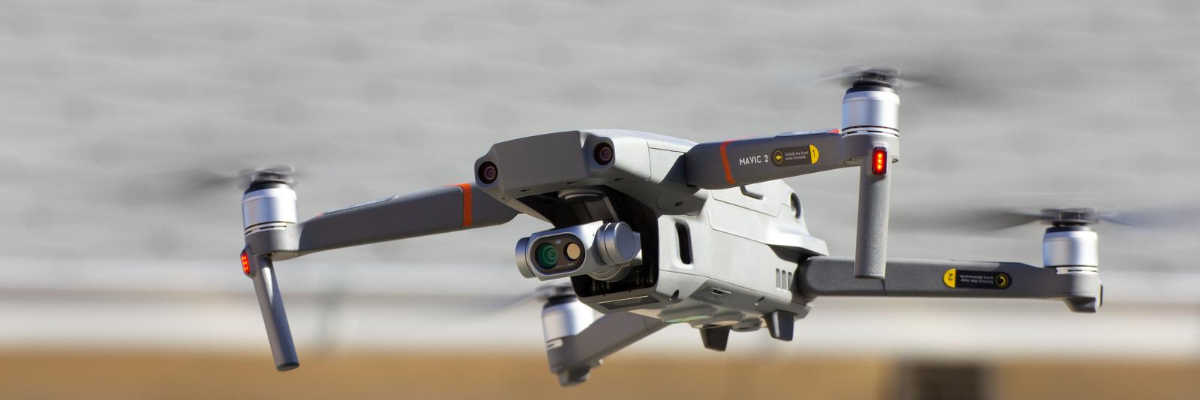 Drones with thermal imaging camera