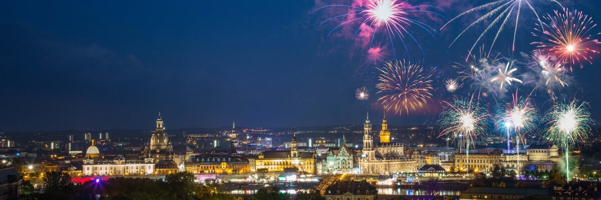 Drohnenfotos in der Silvesternacht - Drohnenfotos in der Silvesternacht