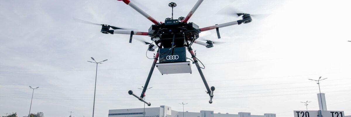 Audi setzt auf RFID-Drohnen - Audi setzt auf RFID-Drohnen