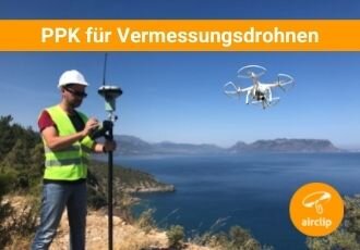 PPK zum Nachbearbeiten von Drohnen-Daten