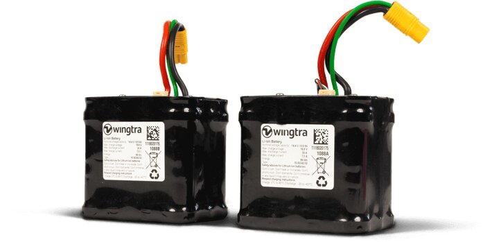 Flight batteries (pair) for WingtraOne GEN II