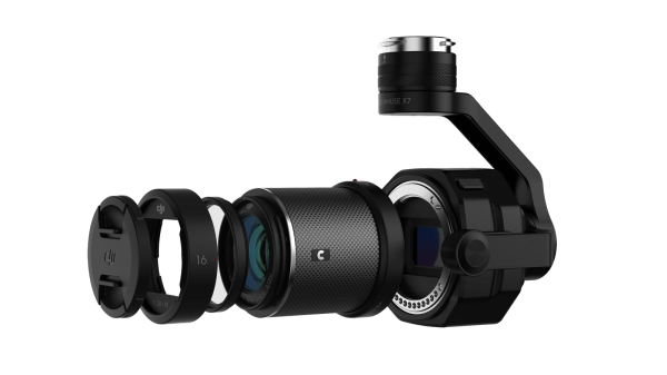 DJI DL 24 Mm F2.8 LS ASPH Objektiv – Für Luftkinematographie, Kohlefaser-Gehäuse, Kompatibel Mit Inspire 3
