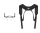DJI RC Plus 2 riser and bracket set