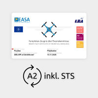 Verlängerung A2 Fernpiloten-Zeugnis inkl. STS-Upgrade